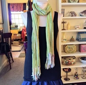 Green Scarf Casual  Wraparound Scarf Summer Scarf